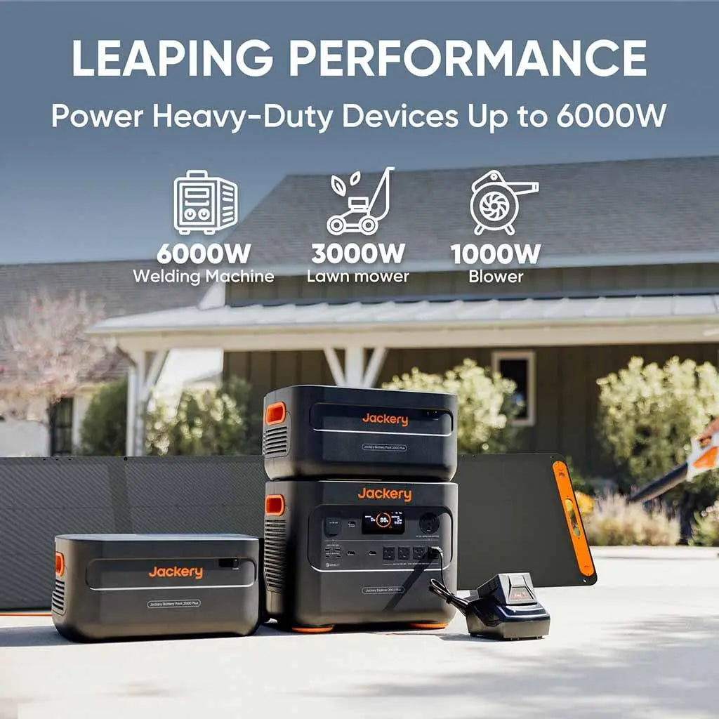 Jackery Solar Generator 2000 / +1 Solar Saga 100W Solar Panel