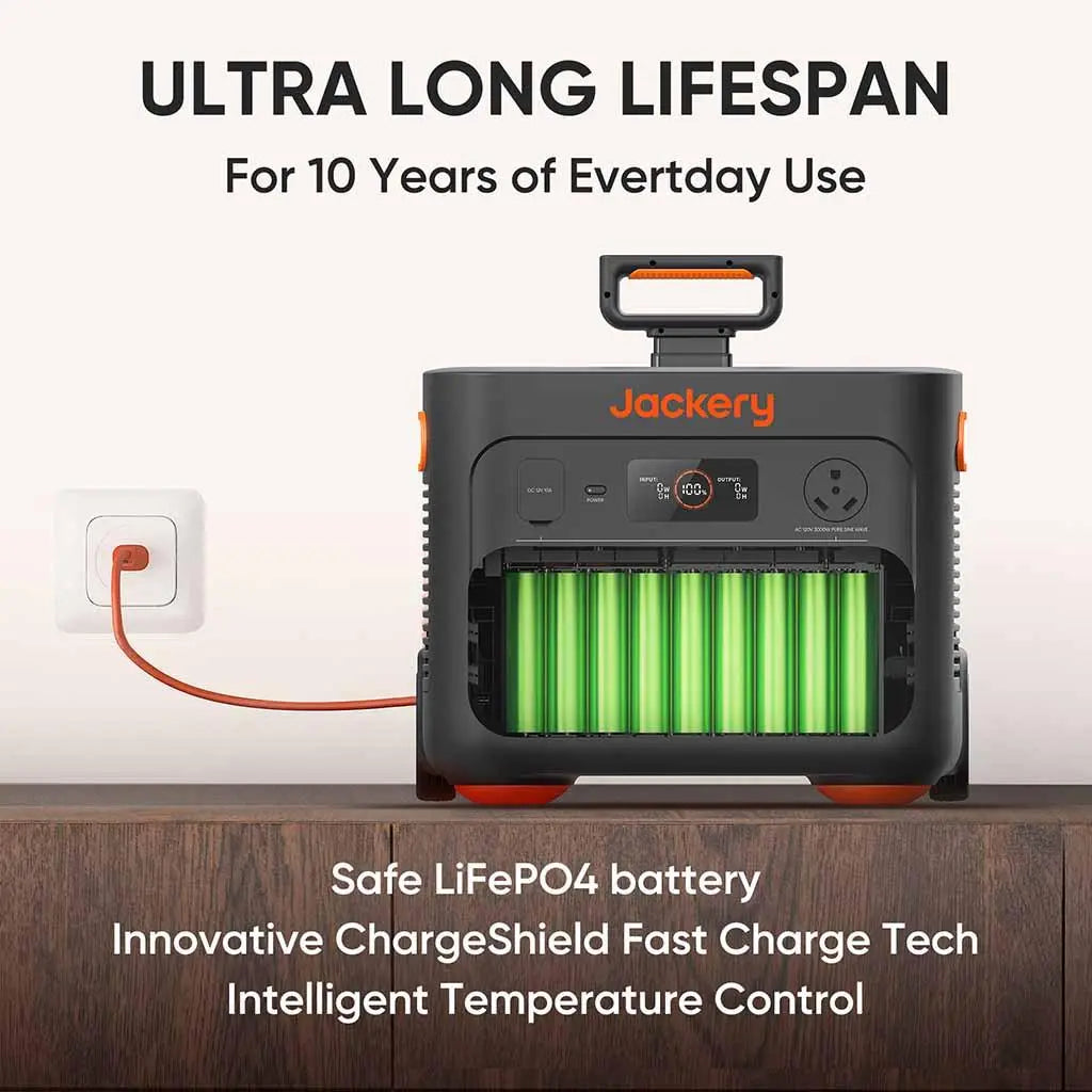 Jackery Solar Generator 2000 / +1 Solar Saga 100W Solar Panel