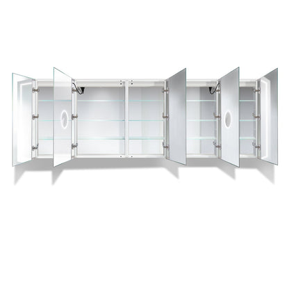 Krugg Svange 10236DLLRRR 102â€³ X 36â€³ LED Medicine Cabinet  with Dimmer & Defogger SVANGE10236DLLRRR - Backyard Provider