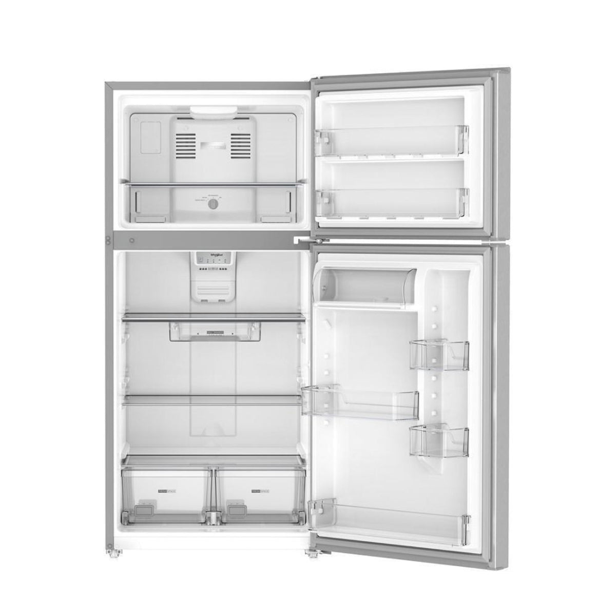 WHIRLPOOL Whirlpool 29.5-inch Wide Top Freezer Refrigerator with Total Coverage Cooling- 19.2 Cu. Ft. Stainless - WRTX7419SZ
