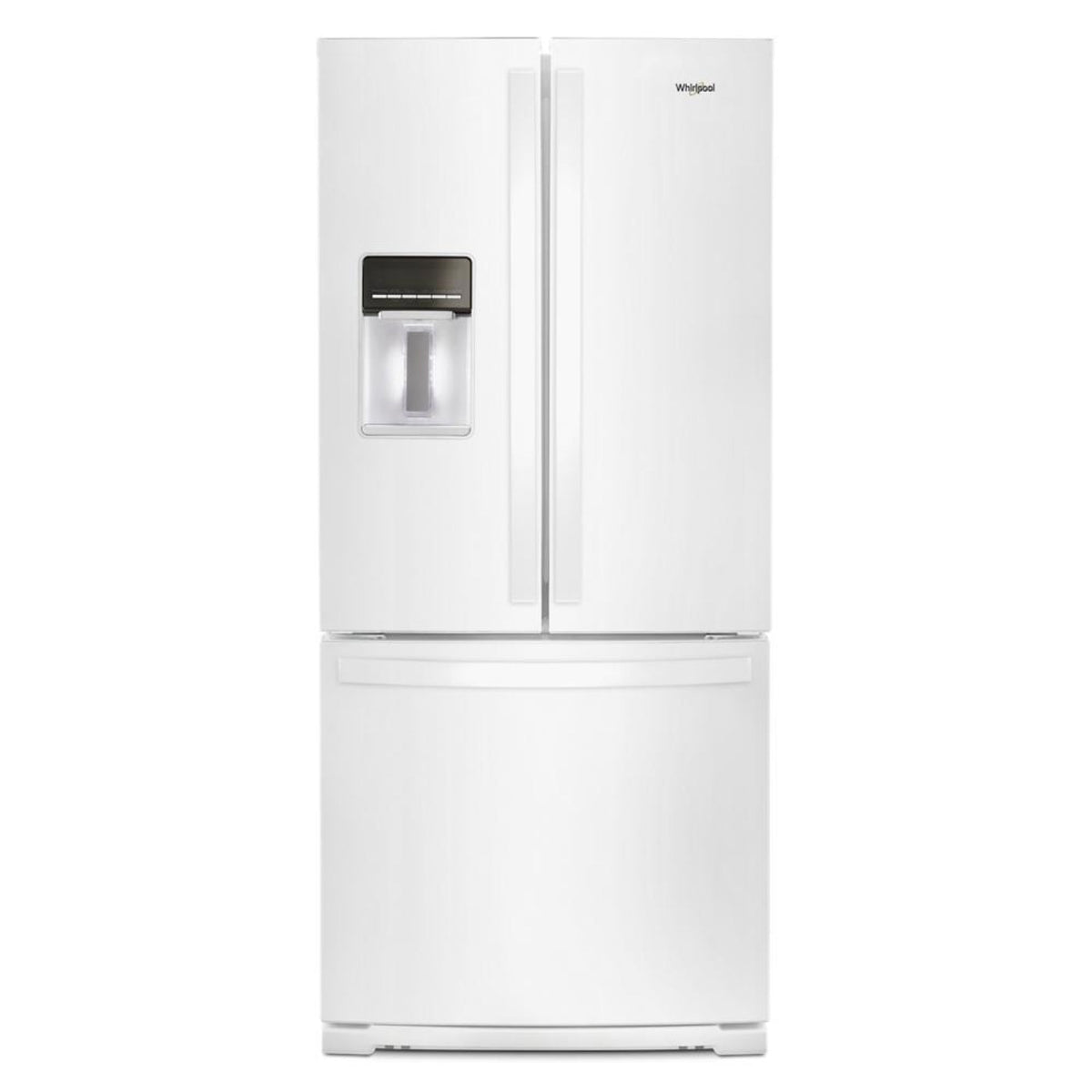 WHIRLPOOL 30-inch Wide French Door Refrigerator - 20 cu. ft. White - WRF560SEHW