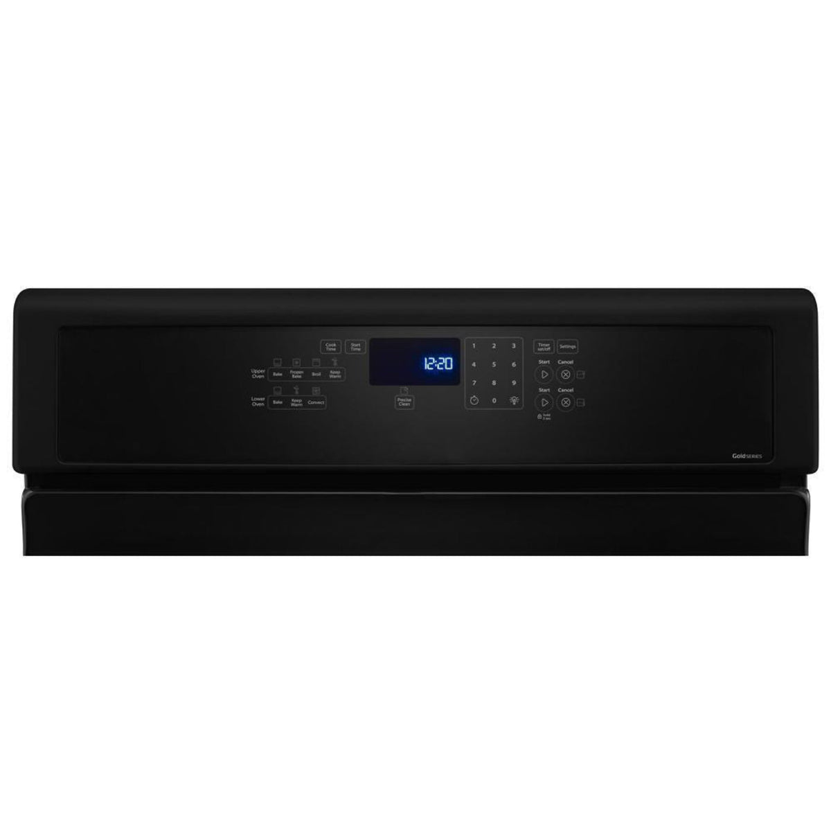 WHIRLPOOL 6.0 Cu. Ft. Gas Double Oven Range with EZ-2-Lift™ Hinged Grates Black - WGG745S0FE