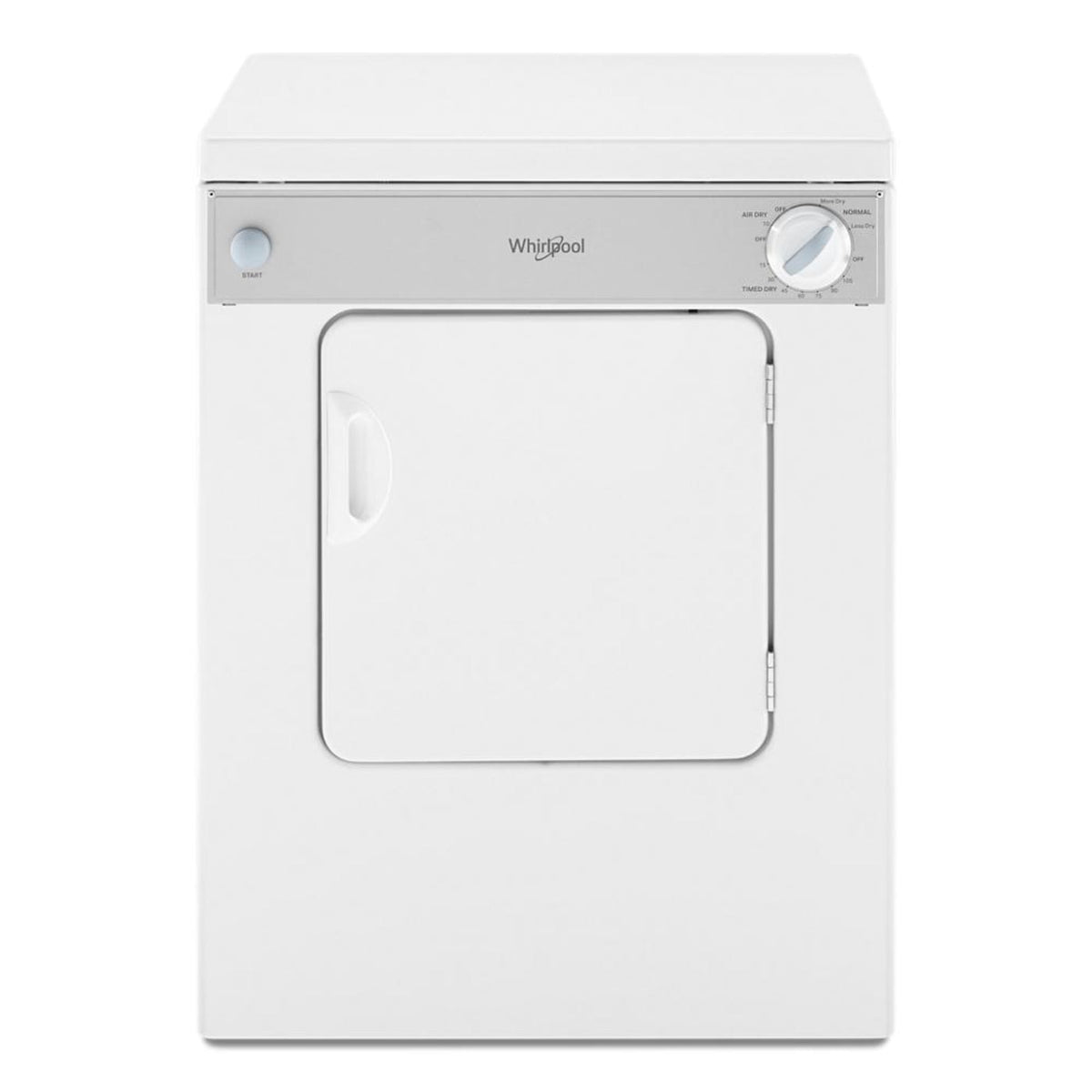 WHIRLPOOL 3.4 cu. ft. Compact Front Load Dryer with Flexible Installation White - LDR3822PQ