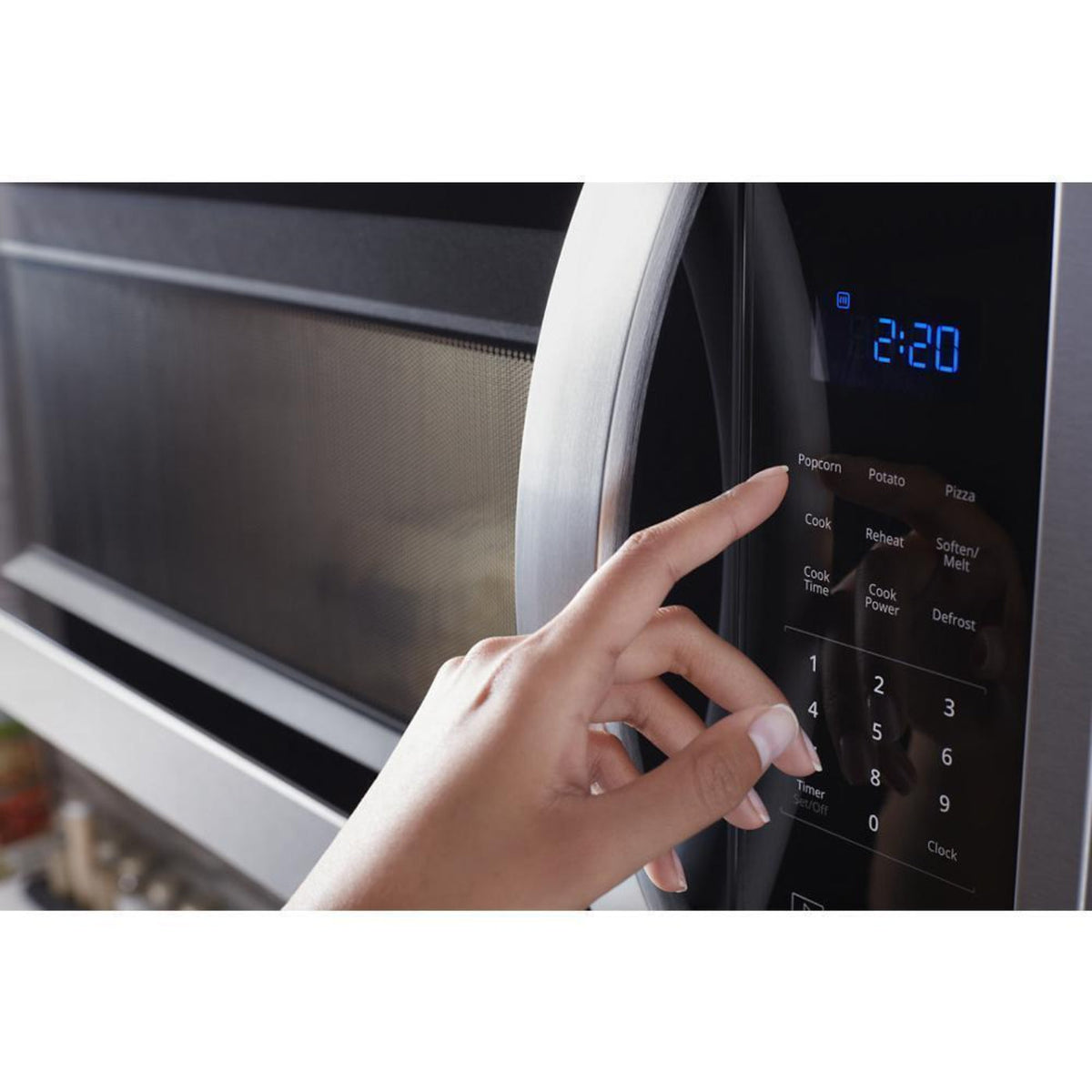 WHIRLPOOL 1.7 cu. ft. Microwave Hood Combination with Electronic Touch Controls in Stainless Steel - WMH31017HS