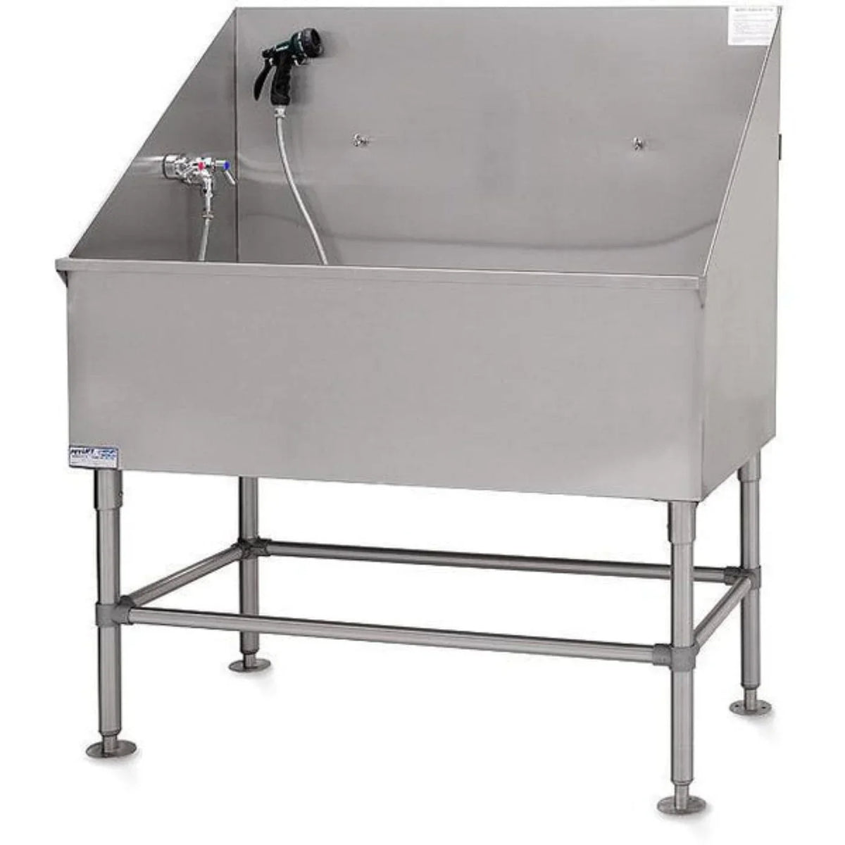 PETLIFT Stainless Steel Classic Dog Grooming Bath Tub 60" - PL-BT-LE58