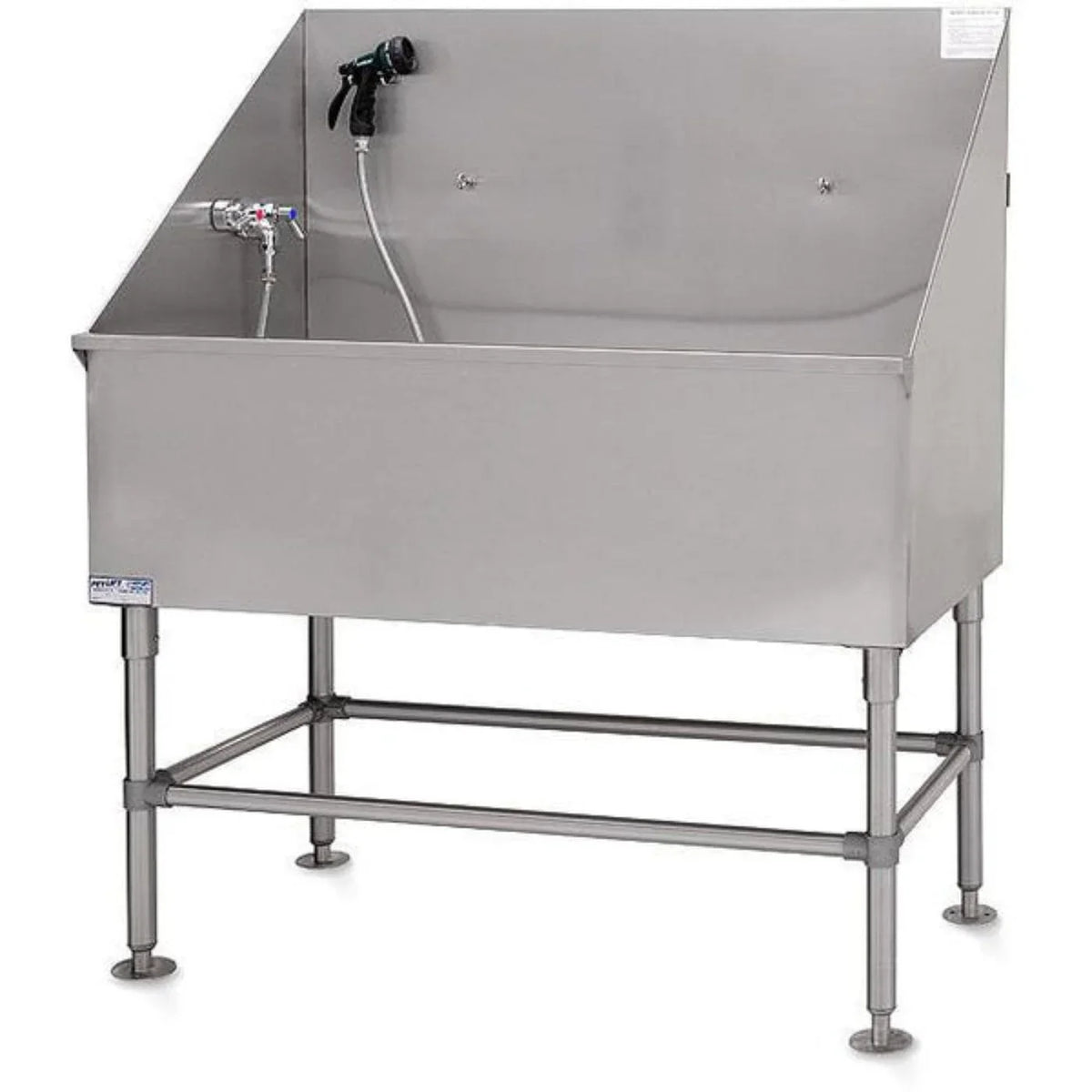 PETLIFT Stainless Steel Classic Dog Grooming Bath Tub 60" - PL-BT-LE58