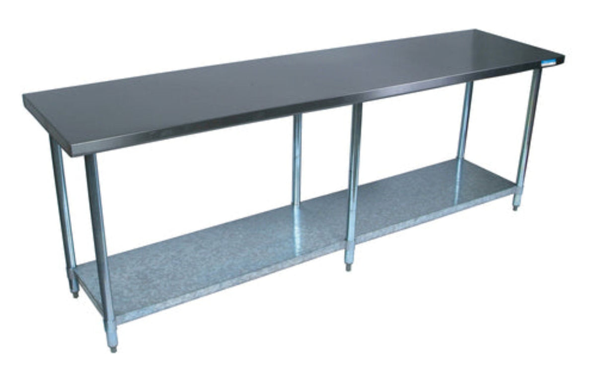 BK Resources QVT-9630 Stainless Steel Prep Tables