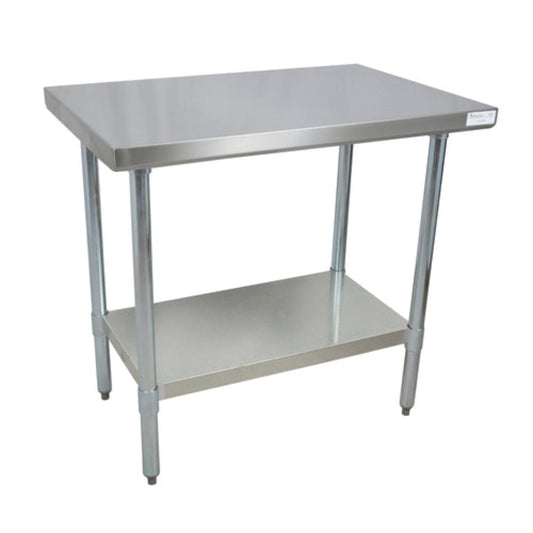 BK Resources QVT-7236 Stainless Steel Prep Tables