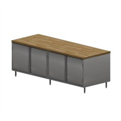BK Resources CMT-3696H Stainless Steel Prep Tables - CMT-3696H