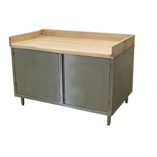 BK Resources CMBT-3048HL Stainless Steel Prep Tables - CMBT-3048HL