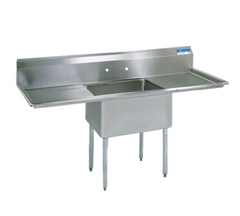 BK Resources BKS-1-1824-14-24T Compartment Sinks - BKS-1-1824-14-24T