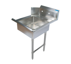 BK Resources BKSDT-36-R-SS Compartment Sinks - BKSDT-36-R-SS
