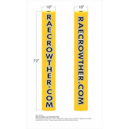 Rae Crowther 6’ Goal Post Pads GPP18