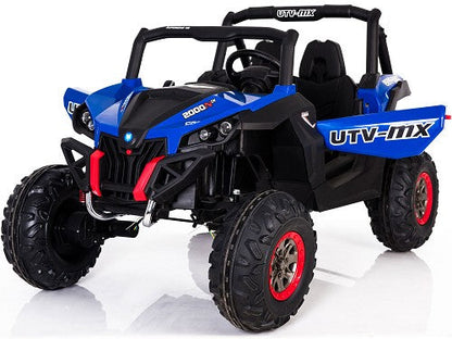 MotoTec UTV 4x4 12v White (2.4ghz RC)