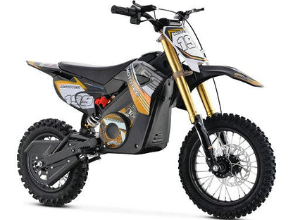 MotoTec 36v 1200w Pro Electric Dirt Bike Lithium Blue