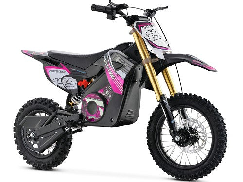 MotoTec 36v 1200w Pro Electric Dirt Bike Lithium Blue