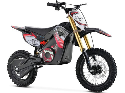 MotoTec 36v 1200w Pro Electric Dirt Bike Lithium Blue