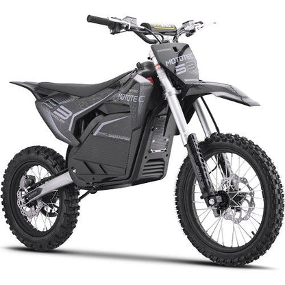 MotoTec 72v 5000w Pro Electric Dirt Bike Lithium Blue