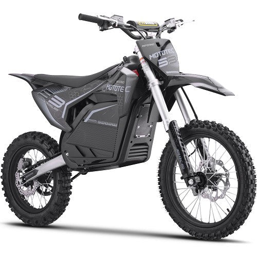 MotoTec 72v 5000w Pro Electric Dirt Bike Lithium Blue