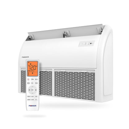 Pioneer Multi Zone 24,000 BTU Quantum Ultra Floor-Ceiling Flex Mount Indoor Section Ductless Mini-Split Wi-Fi Inverter++ Air Conditioner Heat Pump 230V - UT024GLSILCFHG-10S