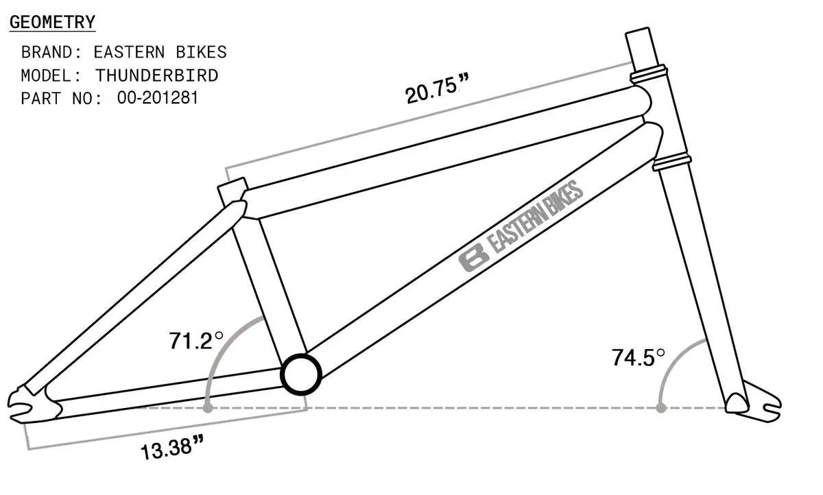 Eastern Thunderbird V1 20" BMX - Black