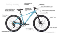 Eastern Alpaka 27.5 MTB Hardtail Bike - Blue