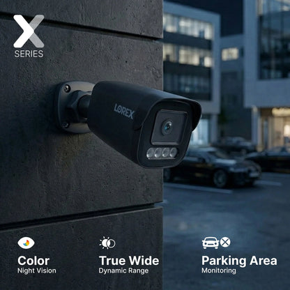Lorex Connect X Series 4K 32-Channel Wired NVR System with X3 Bullet Security Cameras - 8TB (Cables not included)