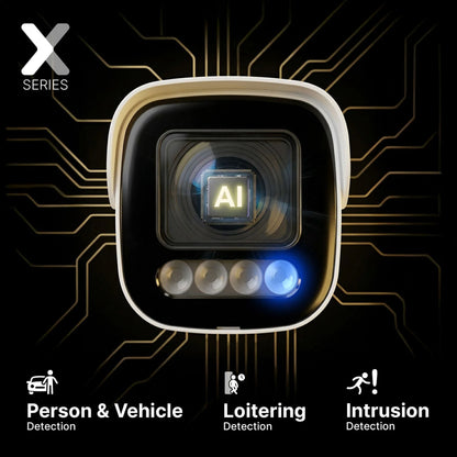 Lorex Connect X Series 4K 8-Channel Wired NVR System with X5 Bullet Security Cameras - 2TB (Cables not included)